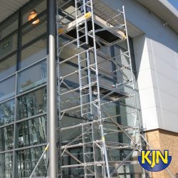 2.5m x 1.5m Base (Double Span) Scaffold Tower Maximum Platform Height 6.2m