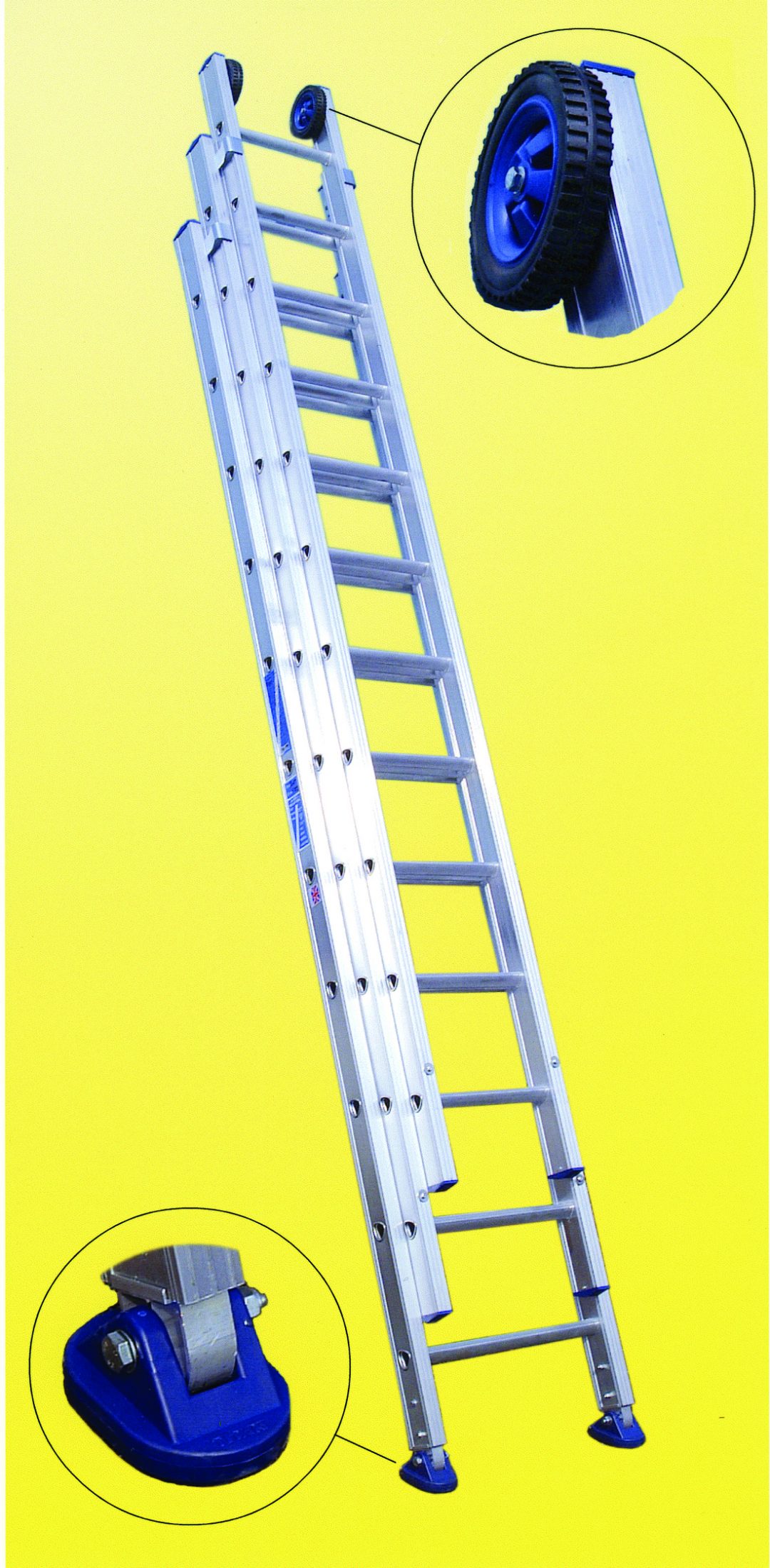 Extendable 5.5m Triple Ladder KJN Services Ltd