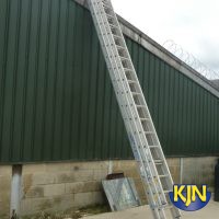 Extendable 13m Rope Operated Triple Ladder